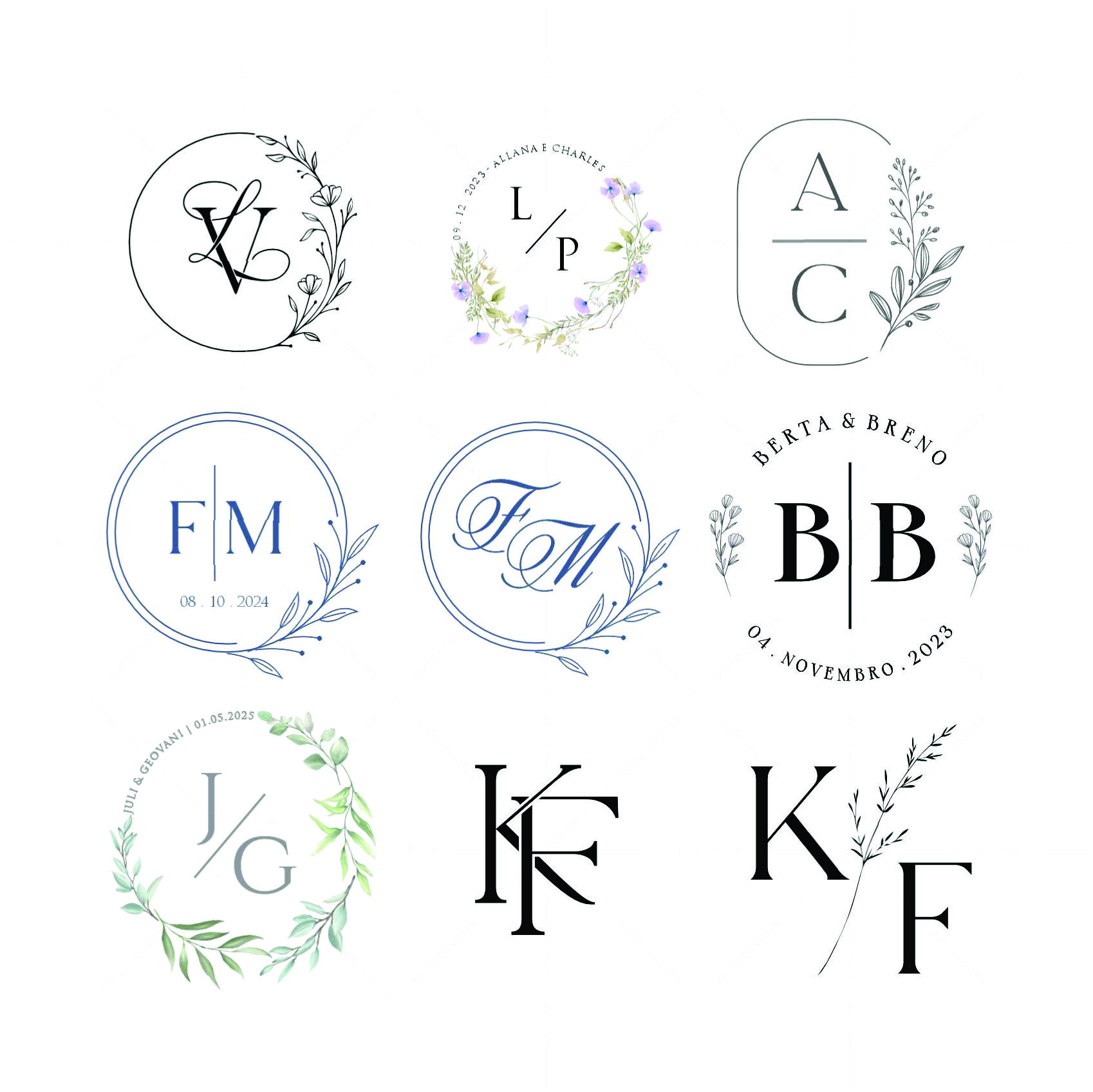 BRASÕES E MONOGRAMAS