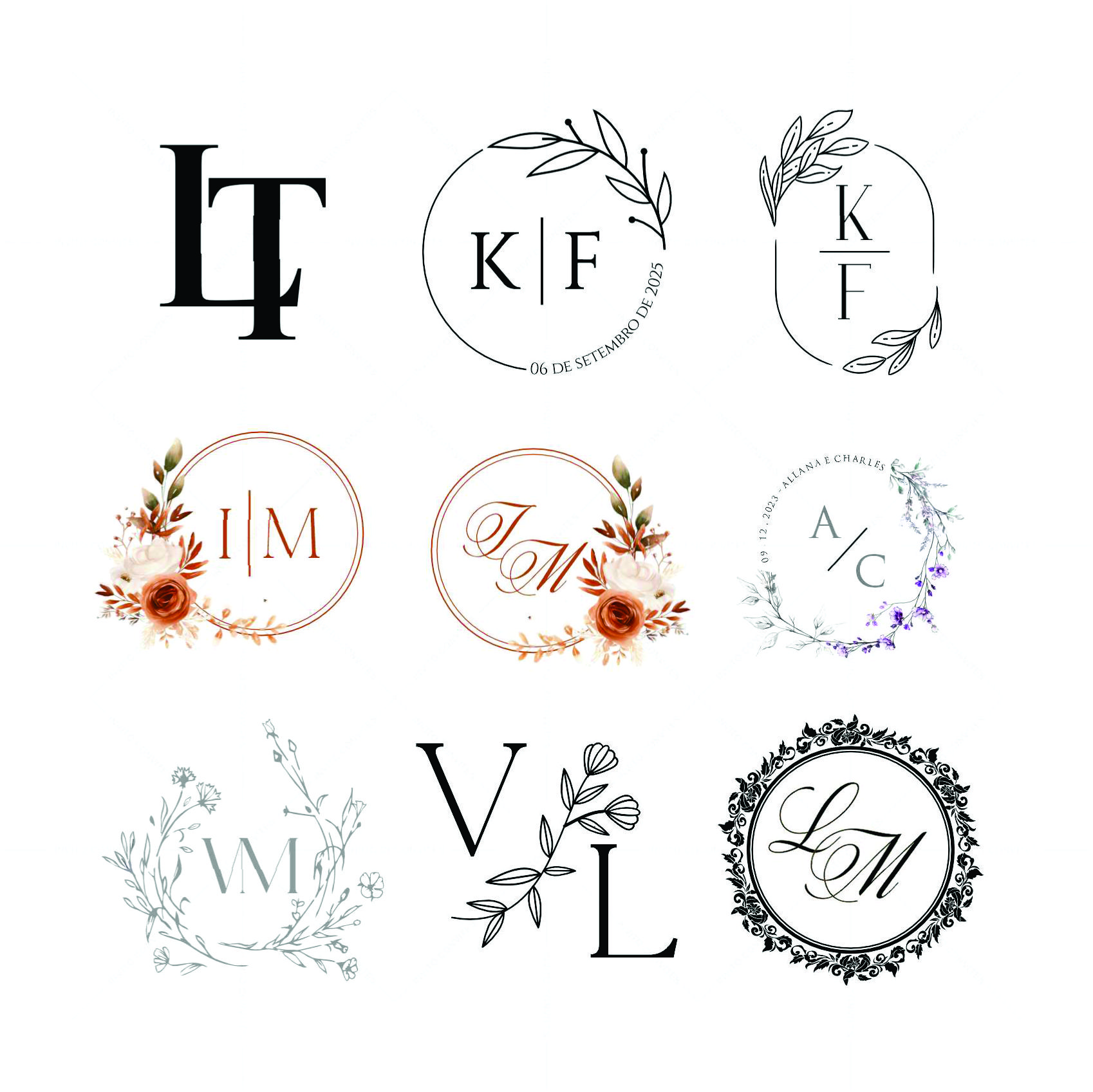 BRASÕES E MONOGRAMAS