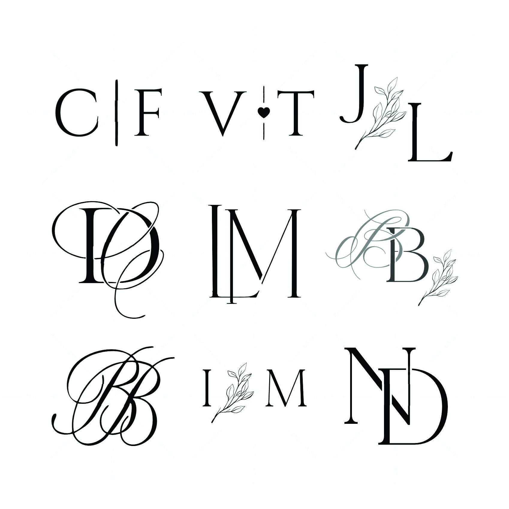 BRASÕES E MONOGRAMAS